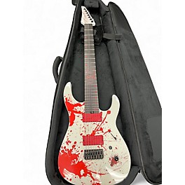 Used Legator Slaughter red splatter Solid Body Electric Guitar
