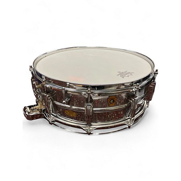Vintage 1963 Ludwig 14X6 Super Sensitive Snare Silver Drum