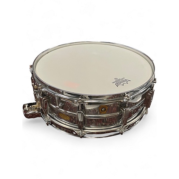 Vintage 1963 Ludwig 14X6 Super Sensitive Snare Silver Drum