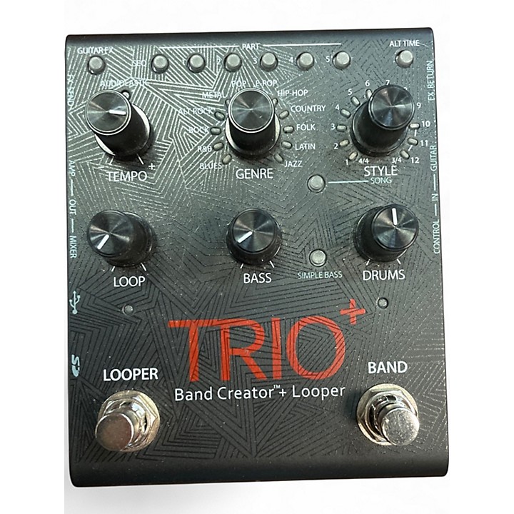 DigiTech TRIO+ Band Creator + Loop箱説備品完備 Amazon.com: Digitech Trio+ Band Creator + Looper w/ Patch