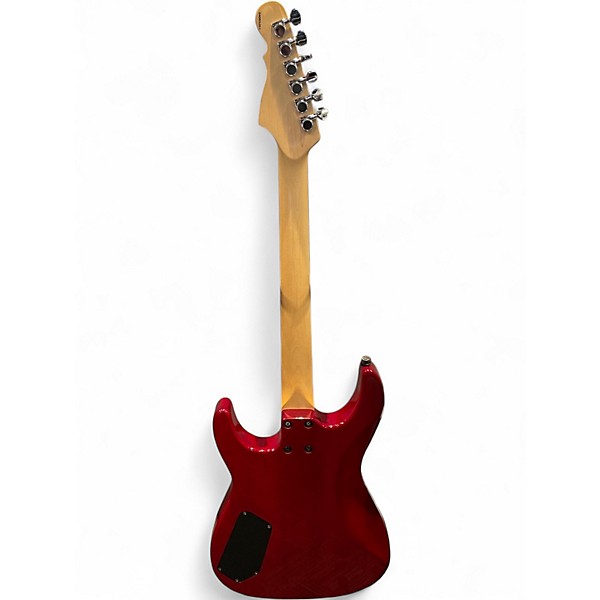 Used Tribute INVADER RED Solid Body Electric Guitar
