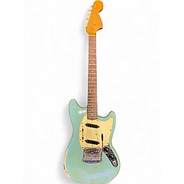 Vintage 1966 Fender Mustang Daphne Blue Solid Body Electric Guitar
