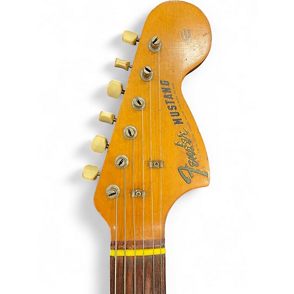 Vintage 1966 Fender Mustang Daphne Blue Solid Body Electric Guitar