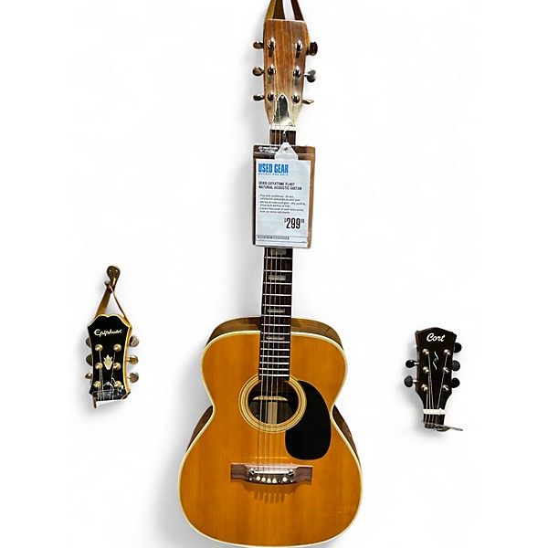 Used Guyatone FL407 Natural Acoustic Guitar