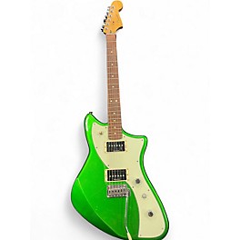 Used Fender Player Plus Meteora HH Green Solid Body Electric Guitar