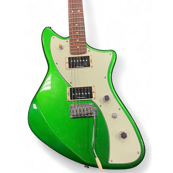 Used Fender Player Plus Meteora HH Green Solid Body Electric Guitar