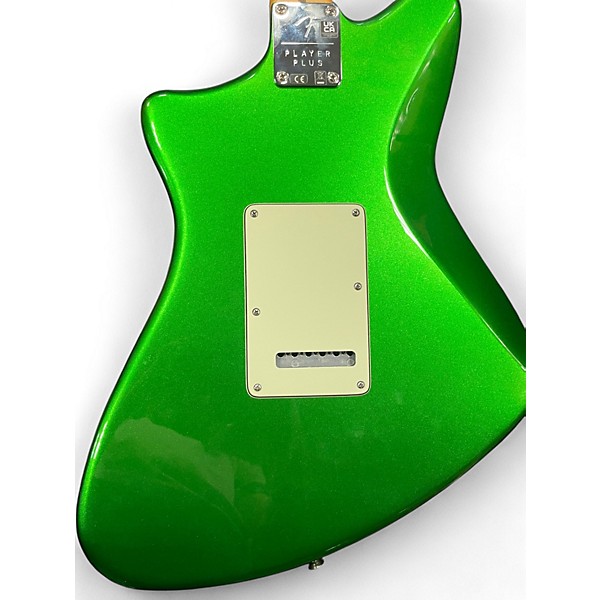Used Fender Player Plus Meteora HH Green Solid Body Electric Guitar