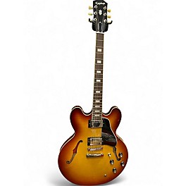 Used Epiphone ES335 FIGURED TOP RASBERRY TEA BURST Hollow Body Electric Guitar