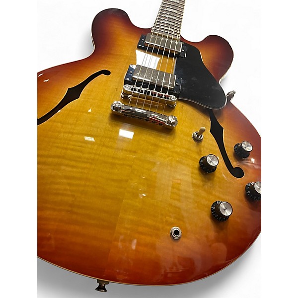 Used Epiphone ES335 FIGURED TOP RASBERRY TEA BURST Hollow Body Electric Guitar