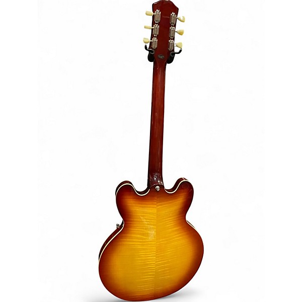 Used Epiphone ES335 FIGURED TOP RASBERRY TEA BURST Hollow Body Electric Guitar