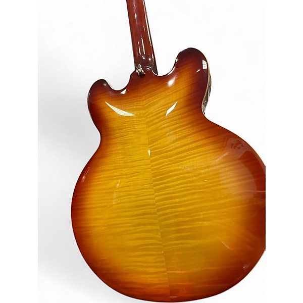 Used Epiphone ES335 FIGURED TOP RASBERRY TEA BURST Hollow Body Electric Guitar
