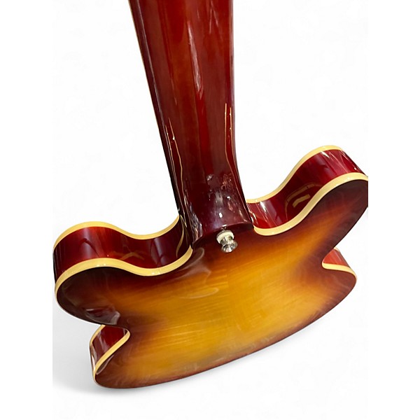 Used Epiphone ES335 FIGURED TOP RASBERRY TEA BURST Hollow Body Electric Guitar