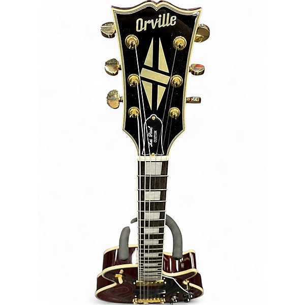 Vintage 1980s Orville Les Paul Custom Wine Red Solid Body