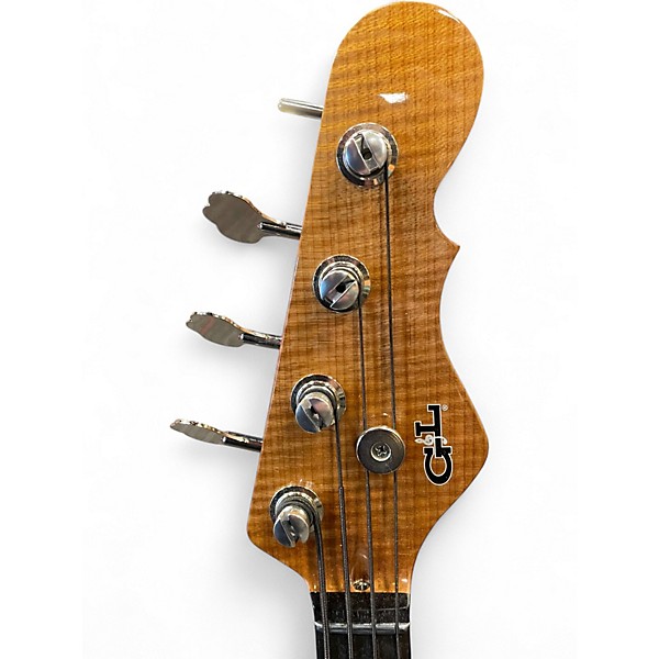 Used G&L MATADOR FRETLESS Natural Electric Bass Guitar