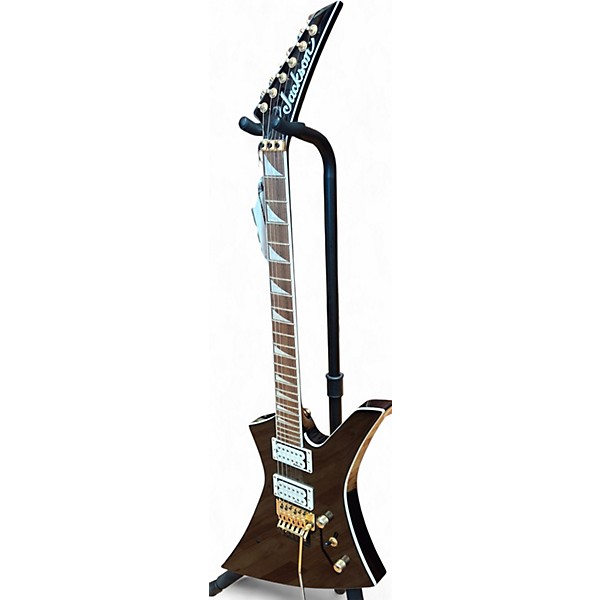 Used Jackson X Series Kelly KEX Black and Gold Solid Body Electric Guitar