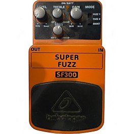 Used Behringer SF300 Super Fuzz Effect Pedal