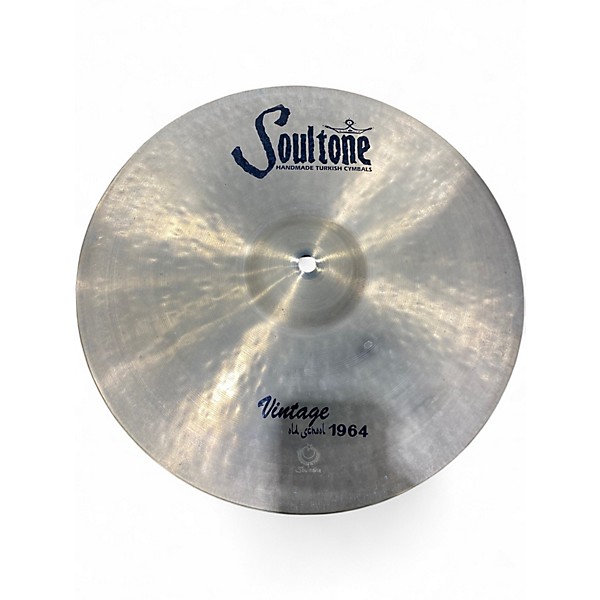 Used Soultone 14in Vintage Old School 1964 Hi-Hat Pair Cymbal