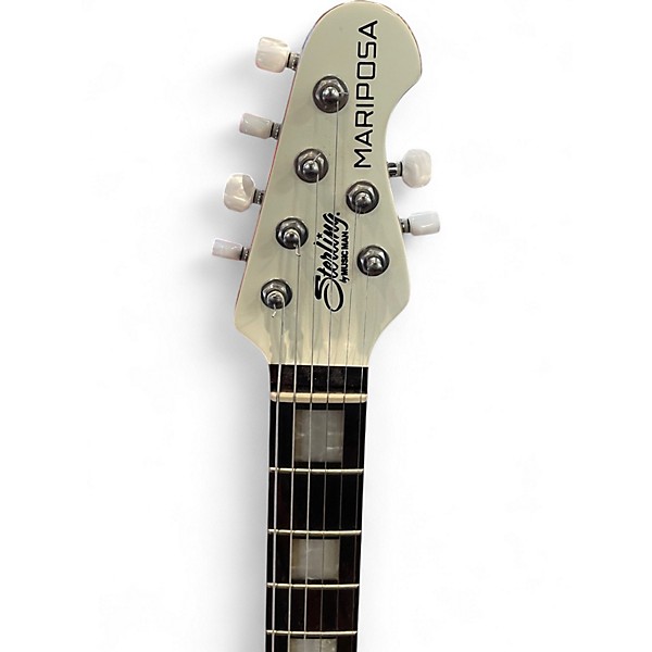 Used Sterling by Music Man Mariposa Olympic White Solid Body