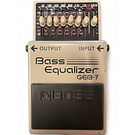 Used BOSS GEB7 7 Band Bass Equalizer Bass Effect Pedal