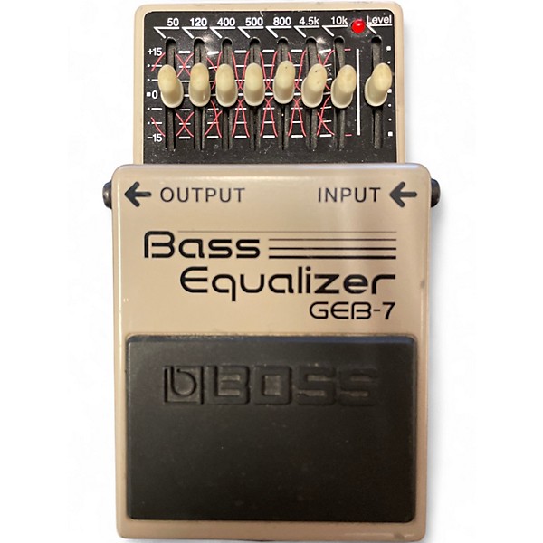 Used BOSS GEB7 7 Band Bass Equalizer Bass Effect Pedal