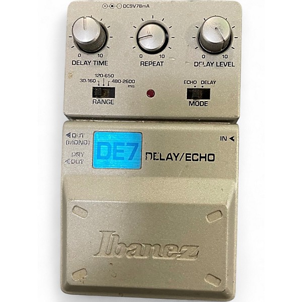 Used Ibanez DE7 Effect Pedal