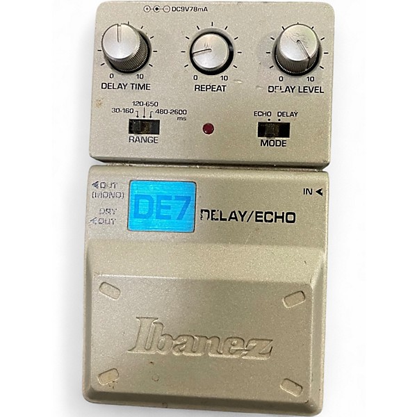 Used Ibanez DE7 Effect Pedal