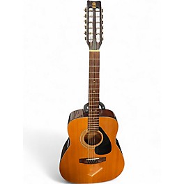 Used 1970s Yamaha fg210 Natural 12 String Acoustic Guitar
