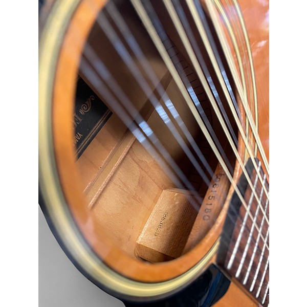 Used 1970s Yamaha fg210 Natural 12 String Acoustic Guitar