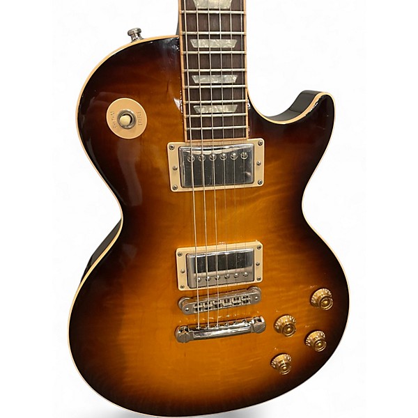 Used 2005 Gibson Les Paul Standard Tobacco Sunburst Solid Body Electric Guitar