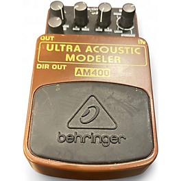 Used Behringer AM400 Ultra Acoustic Modeler Guitar Modeling Pedal