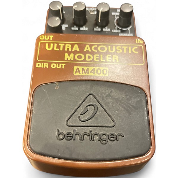 Used Behringer AM400 Ultra Acoustic Modeler Guitar Modeling Pedal