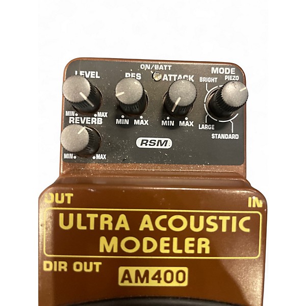 Used Behringer AM400 Ultra Acoustic Modeler Guitar Modeling Pedal