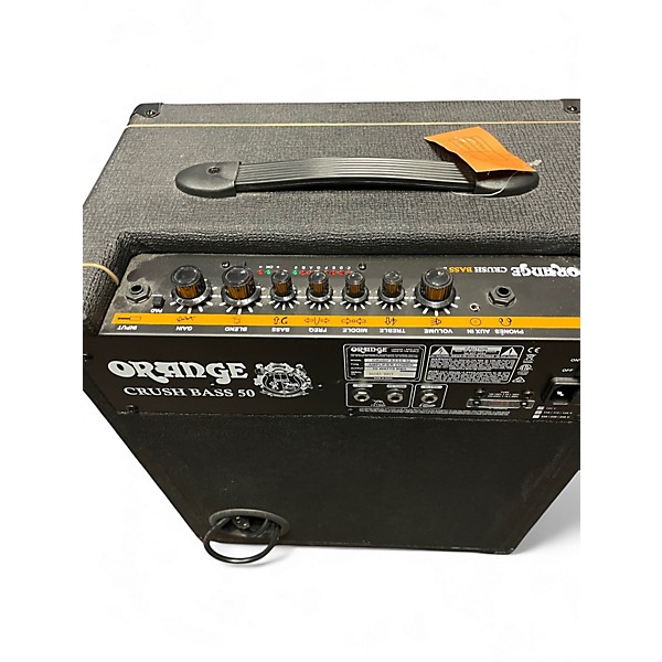 Used Orange Amplifiers Crush Bass 50 50W Bass Combo Amp