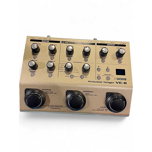 Used BOSS VE8 Acoustic Singer Effect Processor | Guitar Center