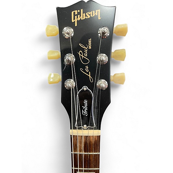 Used Gibson Les Paul Tribute 2 Tone Sunburst Solid Body Electric Guitar