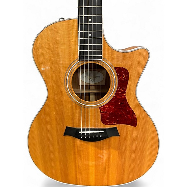 Used Taylor 414CE Natural Acoustic Electric Guitar