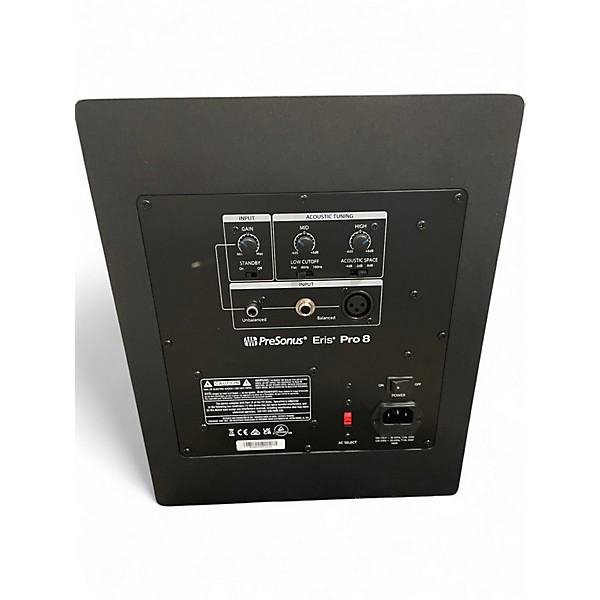 Used PreSonus Eris E8 Active Coaxial Studio Monitors Powered Monitor