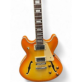 Used Harley Benton HB-35 PLUS LD LEMON DROP Hollow Body Electric Guitar