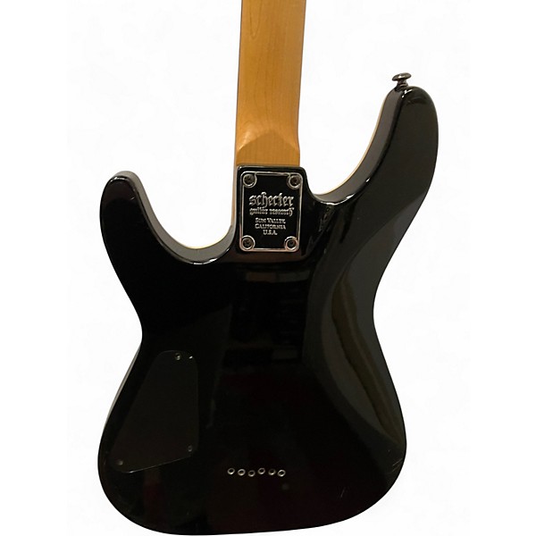 Used Schecter Guitar Research Omen 6 Black Solid Body Electric Guitar