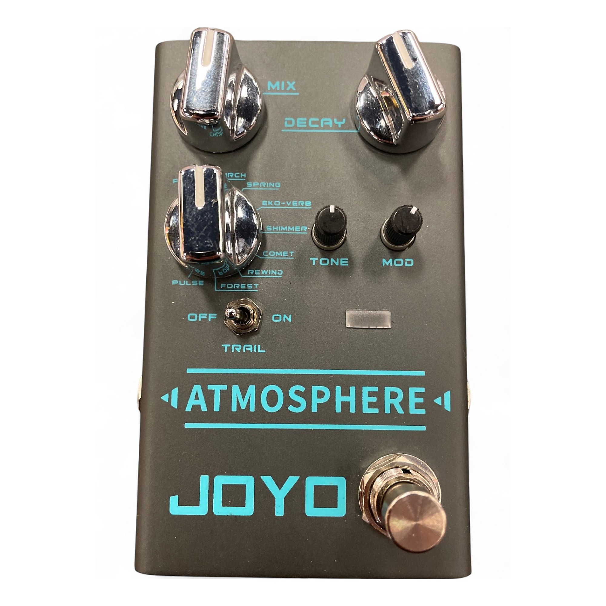 JOYO ATMOSPHERE エフェクター Amazon.com: JOYO Reverb Pedal 9 Digital Reverb Types with