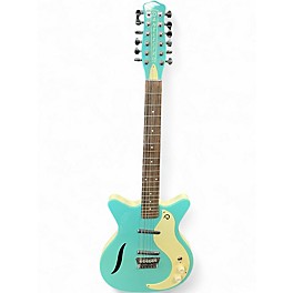 Used Danelectro 59 vintage 12 string dark aqua Solid Body Electric Guitar