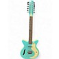 Used Danelectro 59 vintage 12 string dark aqua Solid Body Electric Guitar thumbnail