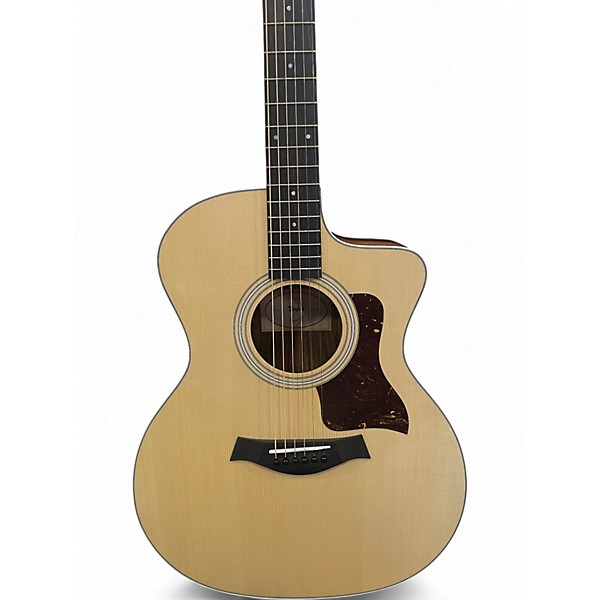 Used Taylor 214CE Natural Acoustic Electric Guitar