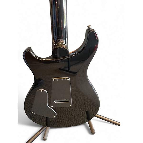 Used PRS SE Custom 24 Black and Gold Solid Body Electric Guitar