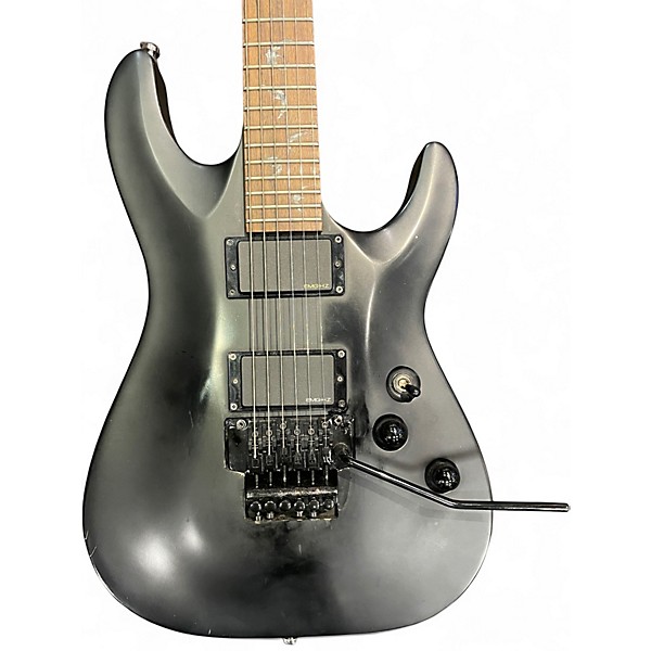 Used Schecter Guitar Research DAMIEN FR Black Solid Body Electric Guitar