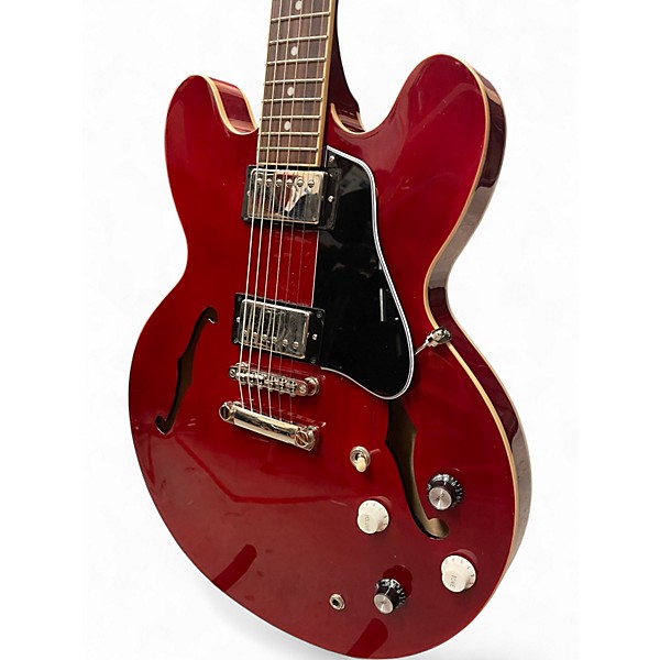 Used Epiphone Wildkat Wine Red Hollow Body Electric Guitar