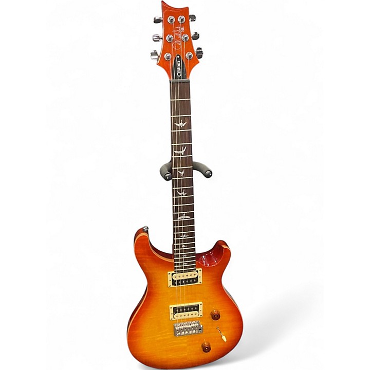 Used PRS SE Custom 22 Trans Amber Solid Body Electric Guitar