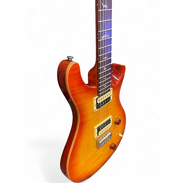 Used PRS SE Custom 22 Trans Amber Solid Body Electric Guitar