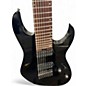 Used 2020s Ibanez RGMS8 Black Solid Body Electric Guitar