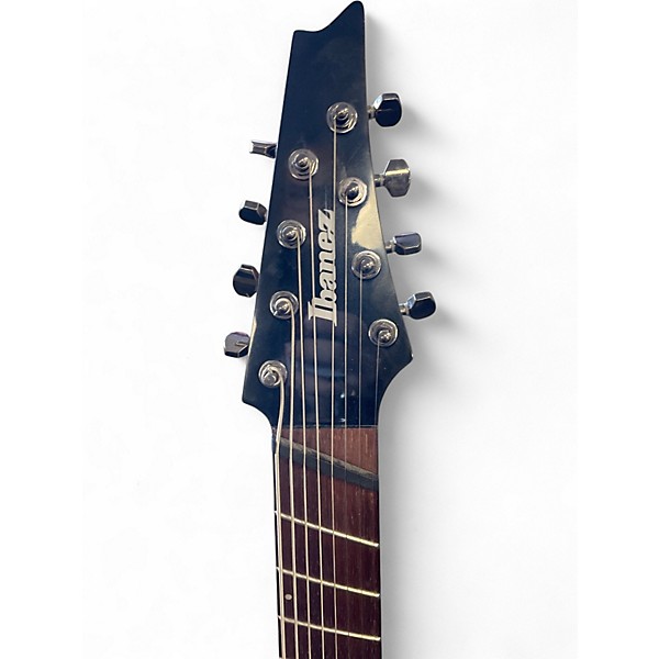 Used 2020s Ibanez RGMS8 Black Solid Body Electric Guitar